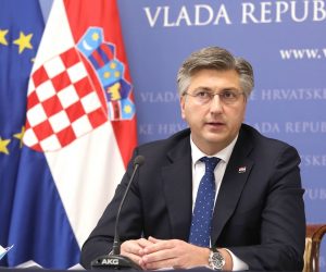 14.10.2020., Zagreb - Predsjednik Vlade Andrej Plenkovic odrzao je u Banskim dvorima konferenciju za medeije.
Photo: Patrik Macek/PIXSELL
