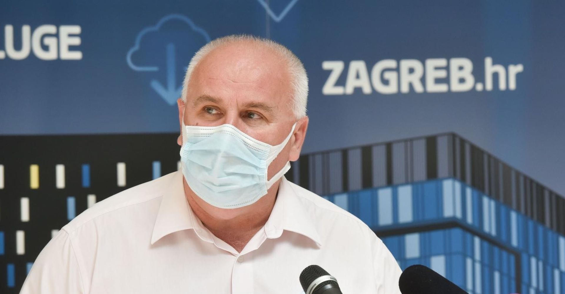 15.07.2020., Zagreb - U auli Gradske uprave odrzana je redovna konferencija za medije Stozera civilne zastite Grada Zagreba na celu s gradonacelnikom Milanom Bandicem.
Photo: Davorin Visnjic/PIXSELL