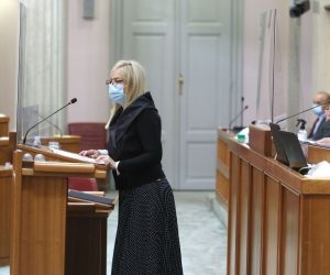 15.10.2020., Zagreb - Sabor je 3. sjednicu nastavio raspravom o Izvjescu o radu pravobraniteljice za djecu za 2019. godinu .
Photo: Patrik Macek/PIXSELL