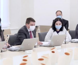 17.09.2020., Zagreb - U Banskim dvorima odrzana je 10. sjednica Vlade RH na kojoj je prva tocka dnevnog reda bila Informacija o aktualnom stanju vezanom za koronavirus u Hrvatskoj. Natasa Tramisak, Oleg Butkovic, Marija Vuckovic, Josip Salapic. 
Photo: Patrik Macek/PIXSELL