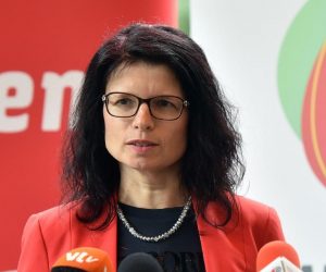 19.06.2020., Varazdin - Predstavljanje kandidata Restart koalicije za III. izbornu jedinicu. Andreja Maric Photo: Vjeran Zganec Rogulja/PIXSELL
