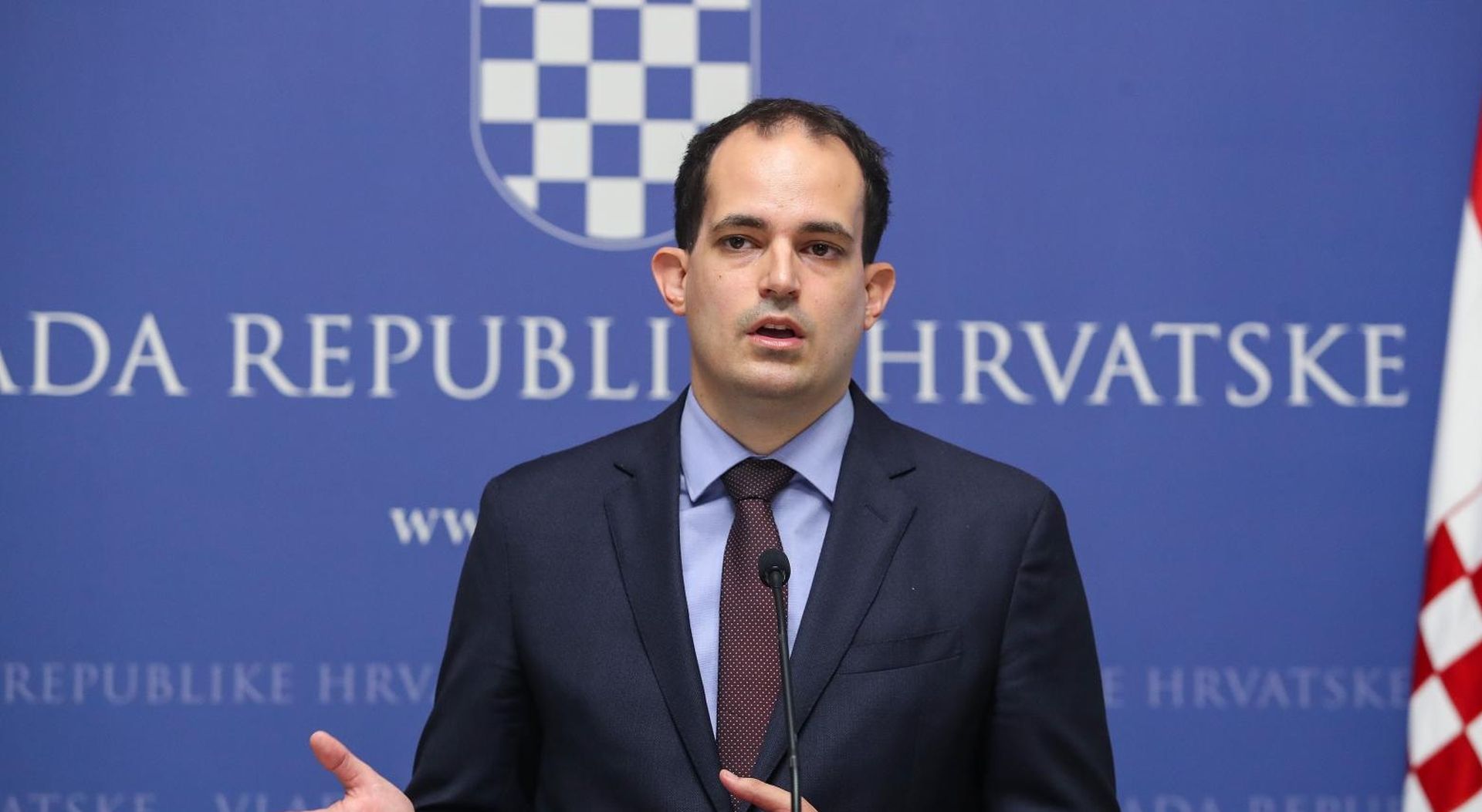 19.10.2020., Zagreb - Potpredsjednik Vlade i ministar financija Zdravko Maric i ministar pravosudja i uprave Ivan Malenica odrzali su konferenciju za medije u povodu isteka zastoja s postupanjem u ovrnim postupcima. 
Photo: Luka Stanzl/PIXSELL