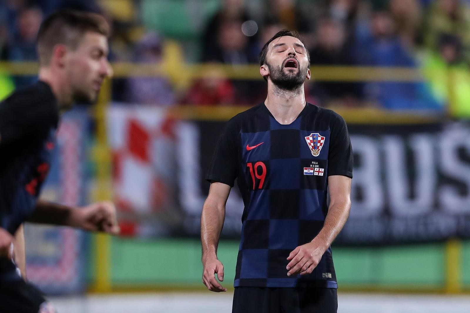 19.11.2019., Stadion Aldo Drosina, Pula - Prijateljska nogometna utakmica, Hrvatska - Gruzija. Milan Badelj
Photo: Luka Stanzl/PIXSELL