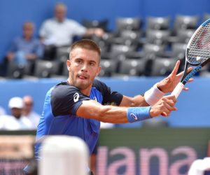 21.06.2020., Zadar - Teniski turnir Adria tour: Pedja Krstin i Borna Coric. Borna Coric. 
Photo: Dino Stanin/PIXSELL