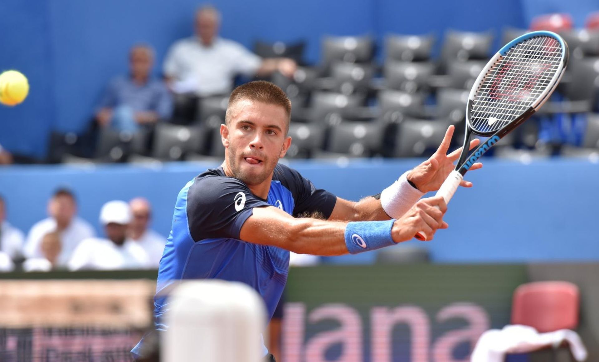 21.06.2020., Zadar - Teniski turnir Adria tour: Pedja Krstin i Borna Coric. Borna Coric. 
Photo: Dino Stanin/PIXSELL