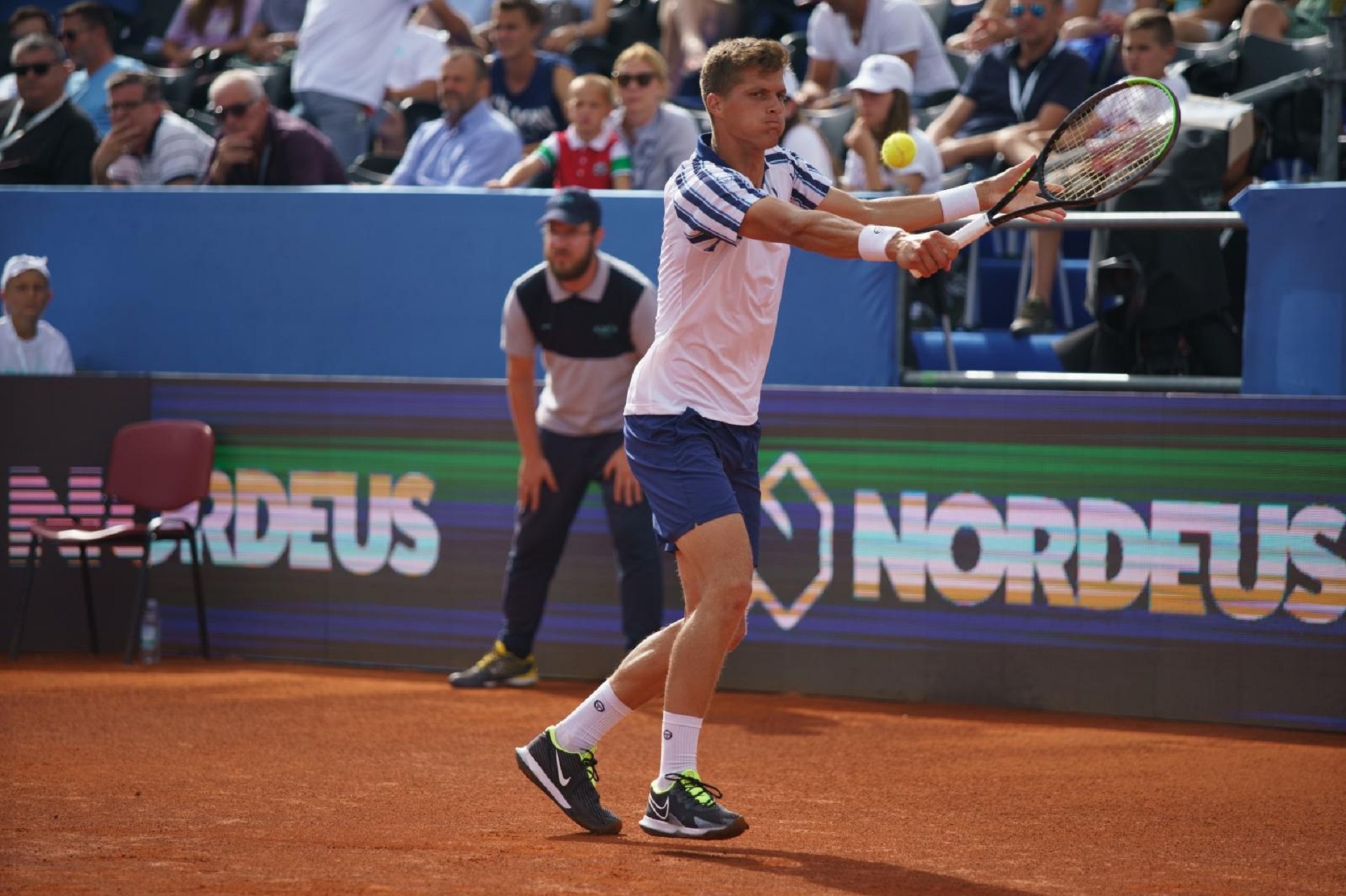 21.06.2020., Zadar - Teniski turnir Adria Tour. Novak Djokovic i Nino Serdarusic. Photo: Marko Dimic/PIXSELL