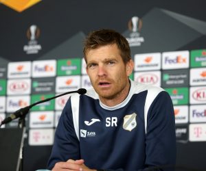 21.10.2020., Rijeka - Konferencija za medije trenera Simona Rozmana i igraca HNK Rijeke Stjepana Loncara uoci susreta s Real Sociedadom u 1. kolu skupine F Europske lige.
Photo: Goran Kovacic/PIXSELL