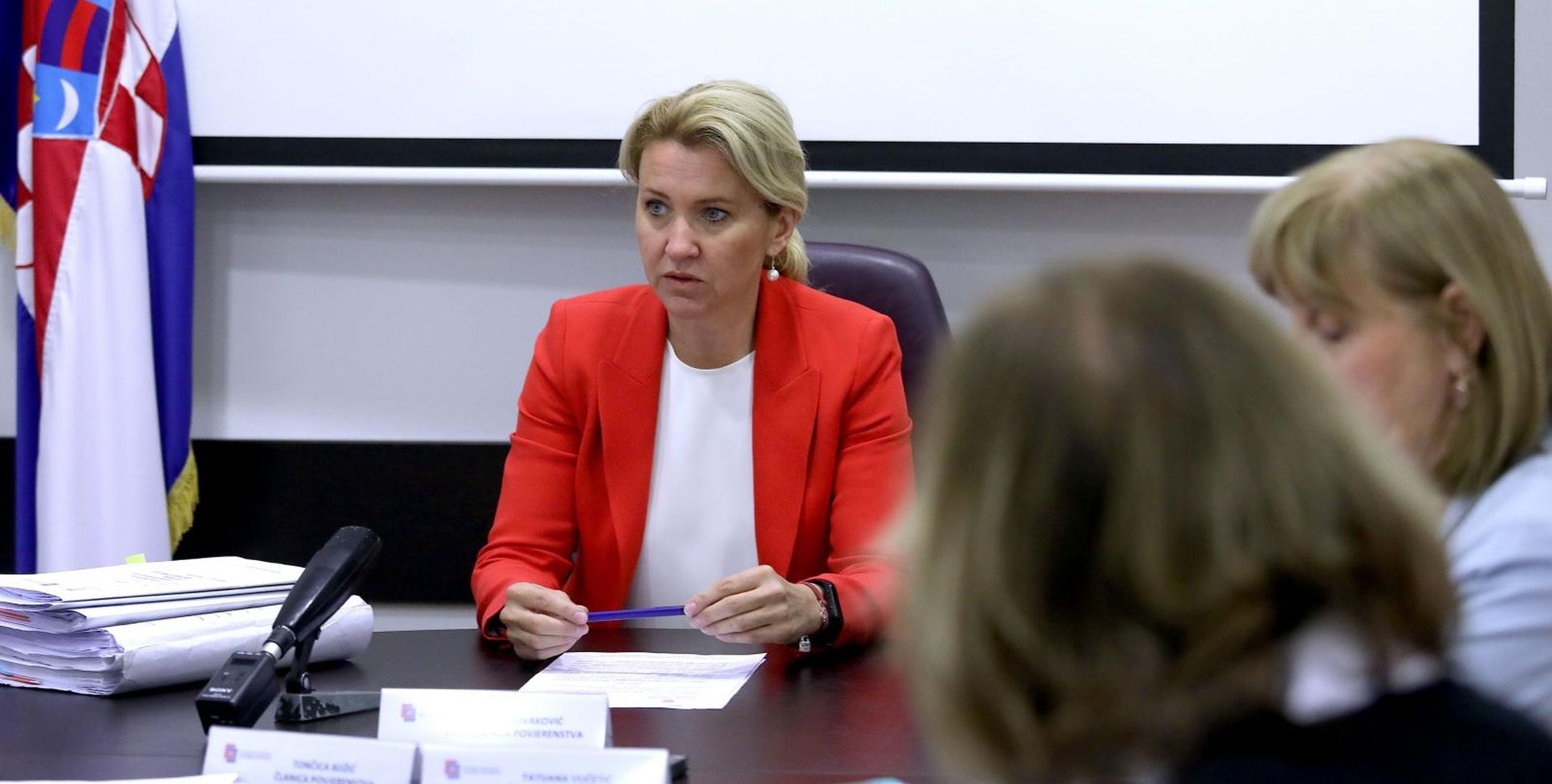 22.05.2020., Zagreb - Povjerenstvo za odlucivanje o sukobu interesa odrzalo je svoju 86. sjednicu. Predsjednica Povjerenstva Natasa Novakovic. Photo: Patrik Macek/PIXSELL