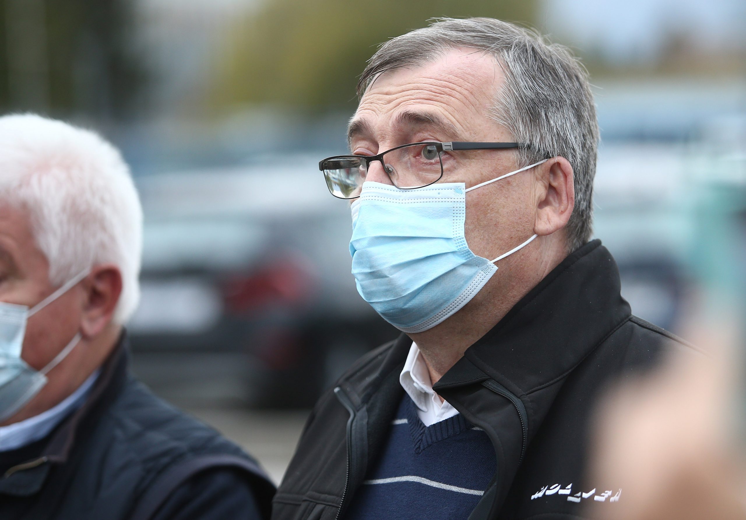 24.10.2020., Zagreb -  Otvorena nova lokacija u Zagrebu za testiranje na Covid-19, na istocnom parkingu Zagrebackog velesajma.
Photo: Matija Habljak/PIXSELL