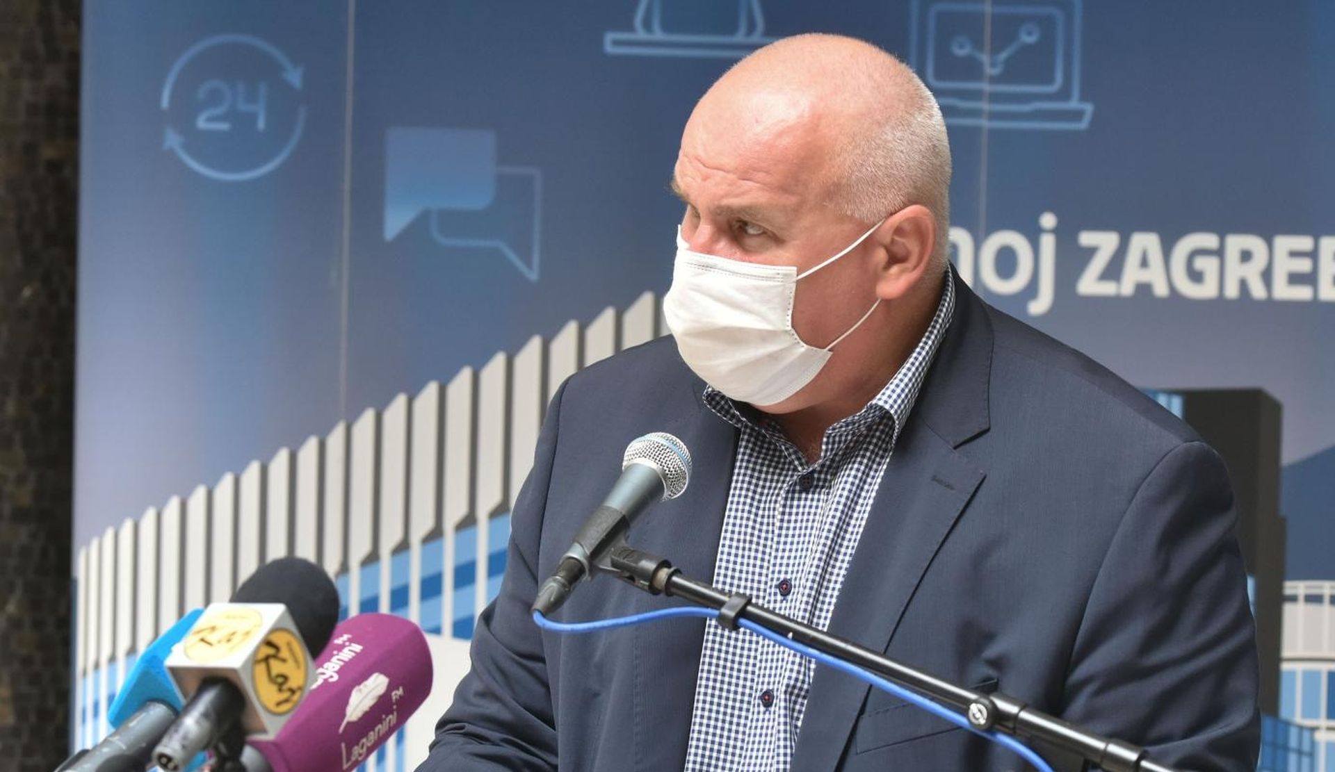 25.09.2020., Zagreb - U Gradskoj upravi odrzana je redovna konferencija za medije Gradskog stozera civilne zastite.
Photo: Davorin Visnjic/PIXSELL