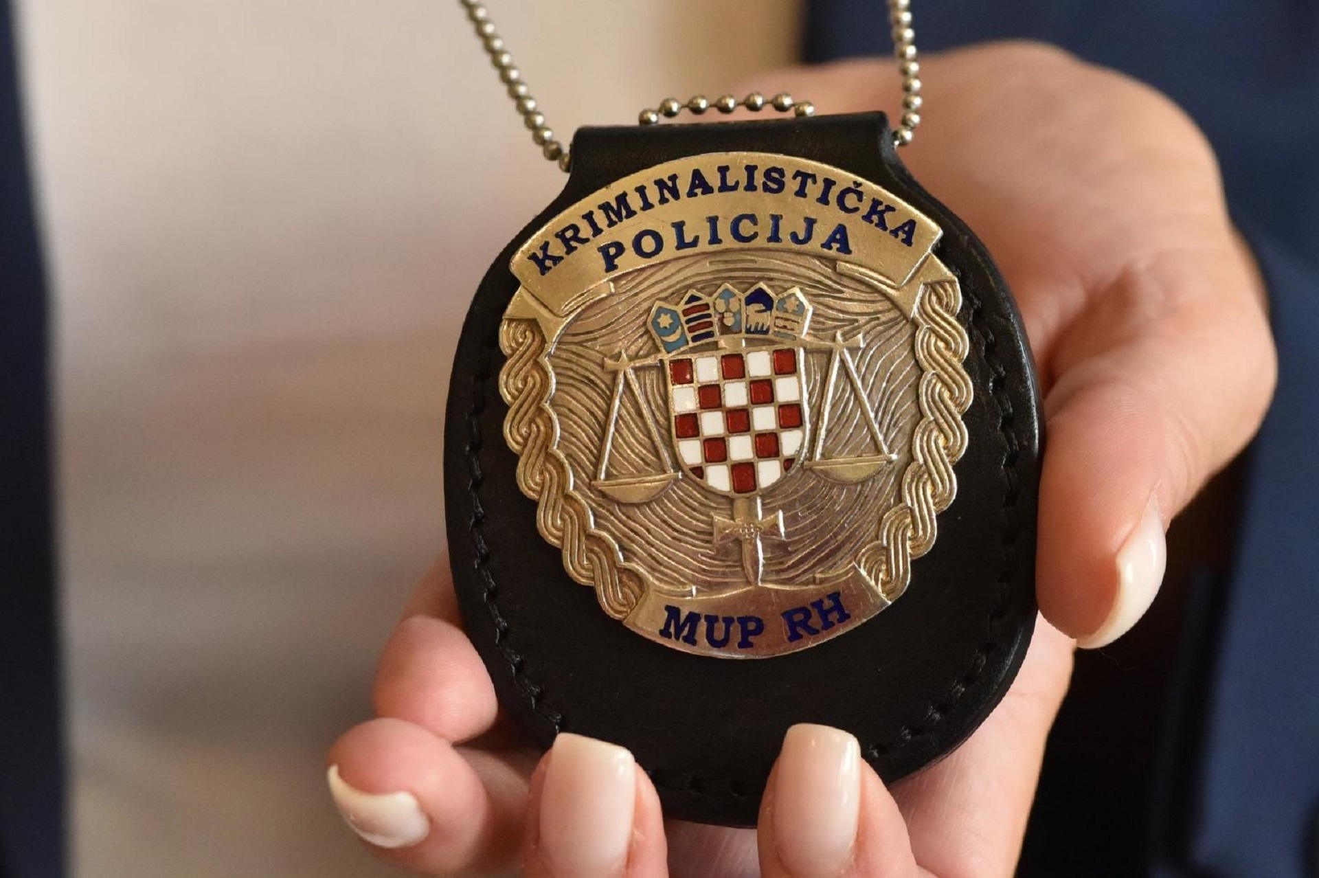 25.09.2020., Sibenik - Znacka kriminalsticke policije.
Photo: Hrvoje Jelavic/PIXSELL