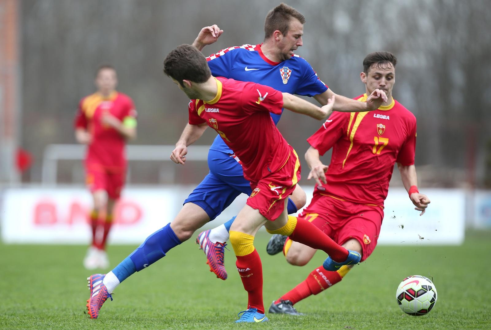 26.03.2015., Sesvete, Zagreb - Prijateljska nogometna utakmica U21, Hrvatska - Crna Gora. Josip Misic. Photo: Igor Kralj/PIXSELL