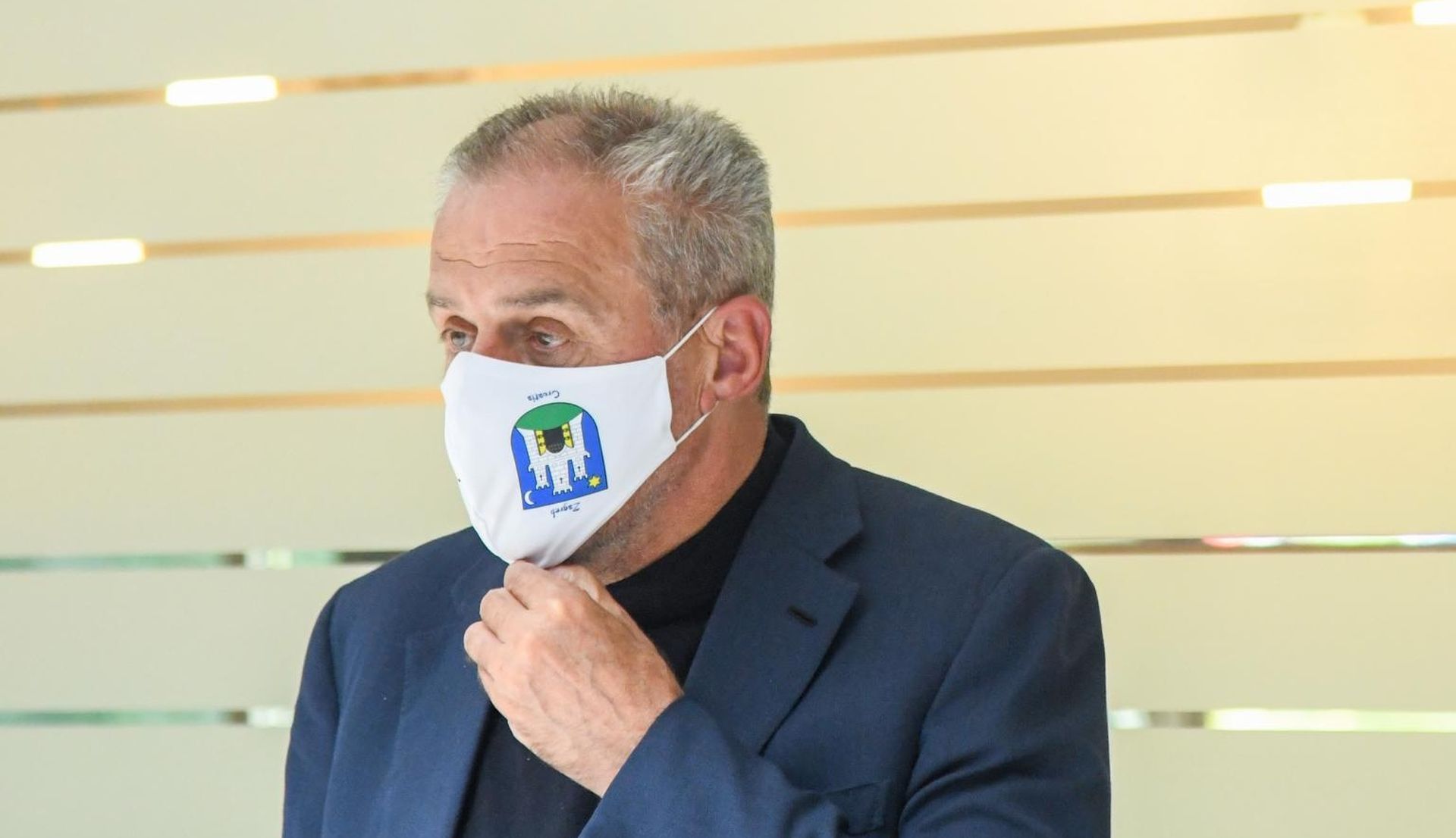 26.10.2020., Zagreb - U auli Gradske uprave odrzana je konferencija za medije "Akti gradnacelnika" u povodu predstojece sjednice Gradske skupstine. Gradonacelnik Milan Bandic Photo: Josip Regovic/PIXSELL