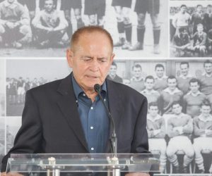28.05.2019., Zagreb - U lozi Maksimir dinamovog stadiona odrzana je komemoracija za legendarnog dinamovog igraca Zlatka Skorica Zogu. Slaven Zambata. 
Photo: Tomislav Miletic/PIXSELL