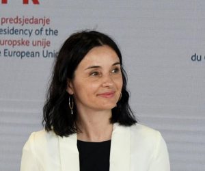 29.06.2020., Zagreb - Konferencija za medije nakon video konferencije ministara poljoprivrede i ribarstva EU. Na konferenciji za medije su govorile njemacka ministrica poljoprivrede Julia Klockner i ministrica poljoprivrede HR Marija Vuckovic. Photo: Josip Regovic/PIXSELL/EU2020HR