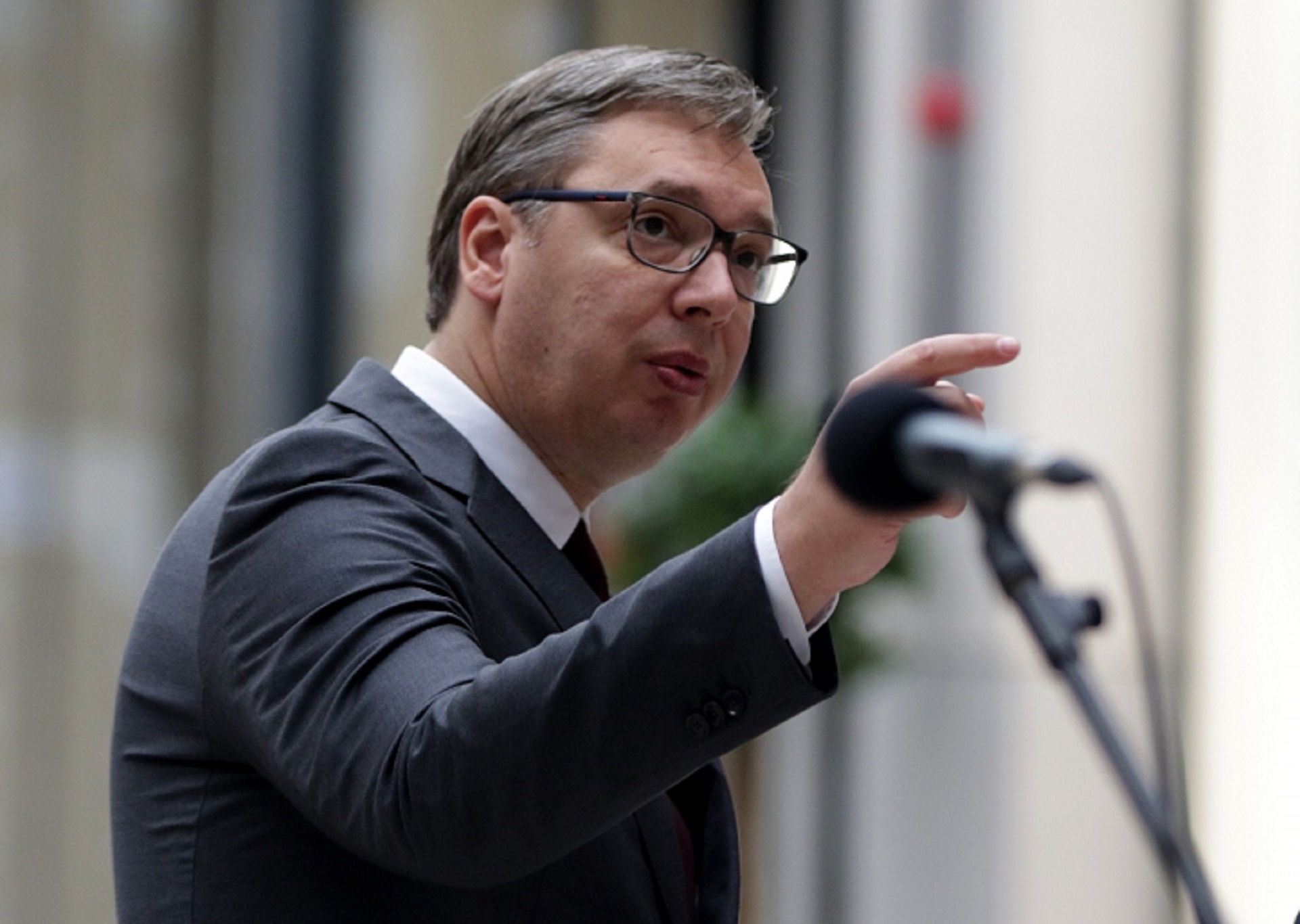 29, September, 2020, Belgrade - The President of the Republic of Serbia, Aleksandar Vucic, and the President of Eagle Hills, Muhamed Alabar, visited the final works on the construction of the Belgrade Gallery, as part of the Belgrade on Water project. Muhamed Alabar and Aleksandar Vucic. Photo: Antonio Ahel/ATAImages/PIXSELL

29, septembar, 2020, Beograd - Predsednik Republike Srbije Aleksandar Vucic i predsednik kompanije Eagle Hills Muhamed Alabar obisli su zavrsne radove na izgradnji objekta Galerija Belgrade, u okviru projekta Beograd na vodi. . Photo: Antonio Ahel/ATAImages/PIXSELL