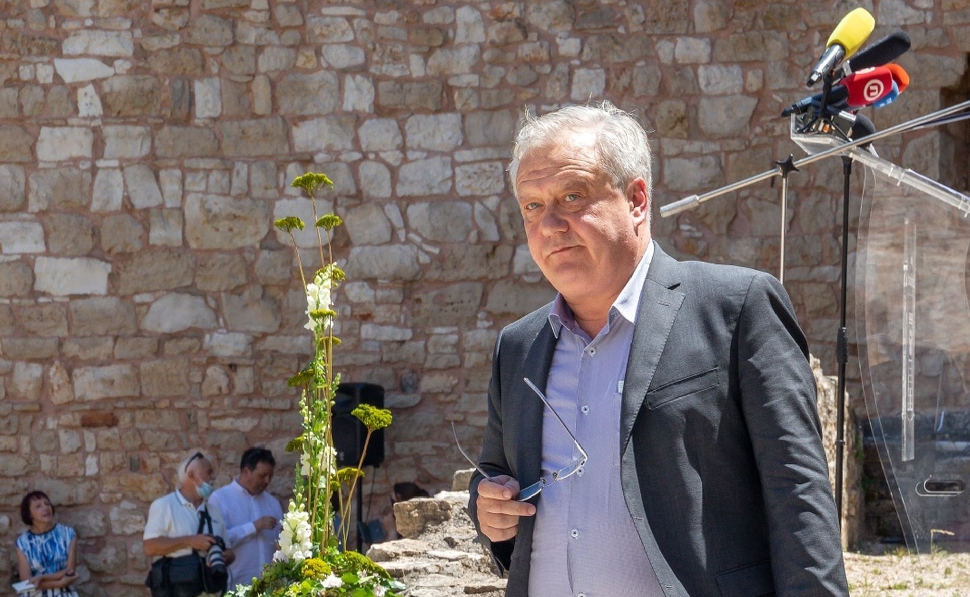 29.06.2020., Svetvincenat - Predsjednik Republike Zoran Milanovic sudjelovao je na svecanosti otvaranja Kastela Morosini-Grimani u opcini Svetvincenat. Fabrizio Radin Photo: Srecko Niketic/PIXSELL