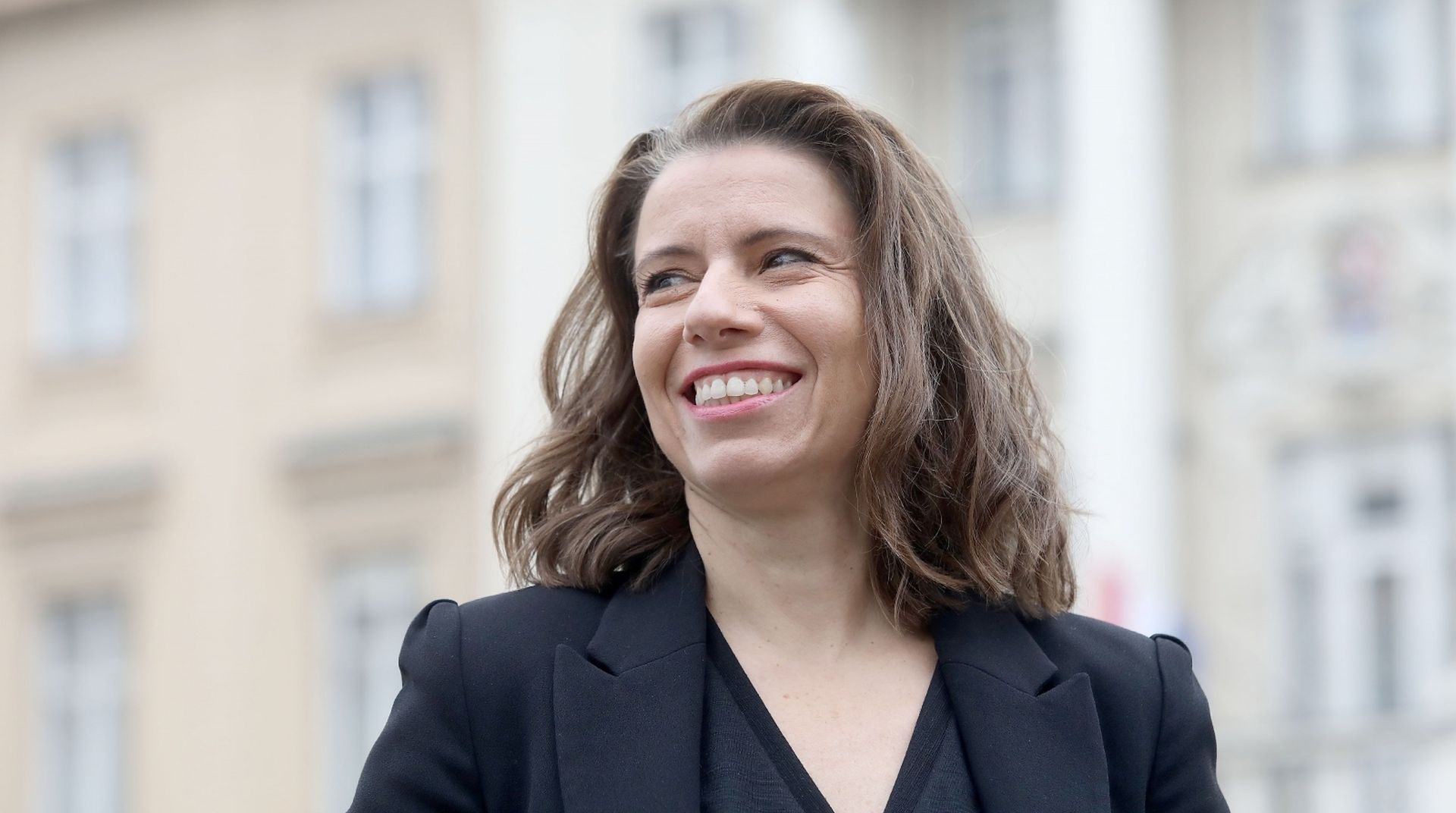 30.10.2020., Zagreb - Ispred Trga svetog Marka odrzana je konferencija za medije Radnicke fronte na kojoj su o temi  "Veledrogerija" govoriti Katarina Peovic, David Bilic i Anton Glasnovic. 
Photo: Patrik Macek/PIXSELL