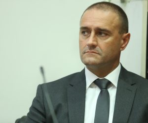31.08.2017., Zagreb - U Ravnateljstvu policije odrzana je konferencija za medije na kojoj je novi ravnatelj policije Nikola Milina predstavio javnosti svoje najblize suradnike. Miljenko Radnic pomocnik glavnog ravnatelja policije -nacelnik Uprave za posebne poslove sigurnosti. Photo: Igor Soban/PIXSELLL