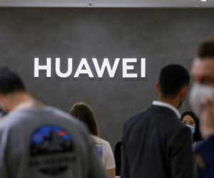 FILE PHOTO: The Huawei logo is seen at the IFA consumer technology fair, in Berlin FILE PHOTO: The Huawei logo is seen at the IFA consumer technology fair, amid the coronavirus disease (COVID-19) outbreak, in Berlin, Germany September 3, 2020.  REUTERS/Michele Tantussi/File Photo MICHELE TANTUSSI