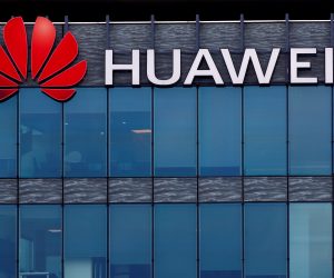 FILE PHOTO: Huawei logo at Huawei Technologies France in Boulogne-Billancourt FILE PHOTO: A view shows a Huawei logo at Huawei Technologies France headquarters in Boulogne-Billancourt near Paris, France, July 15, 2020. REUTERS/Gonzalo Fuentes/File Photo GONZALO FUENTES