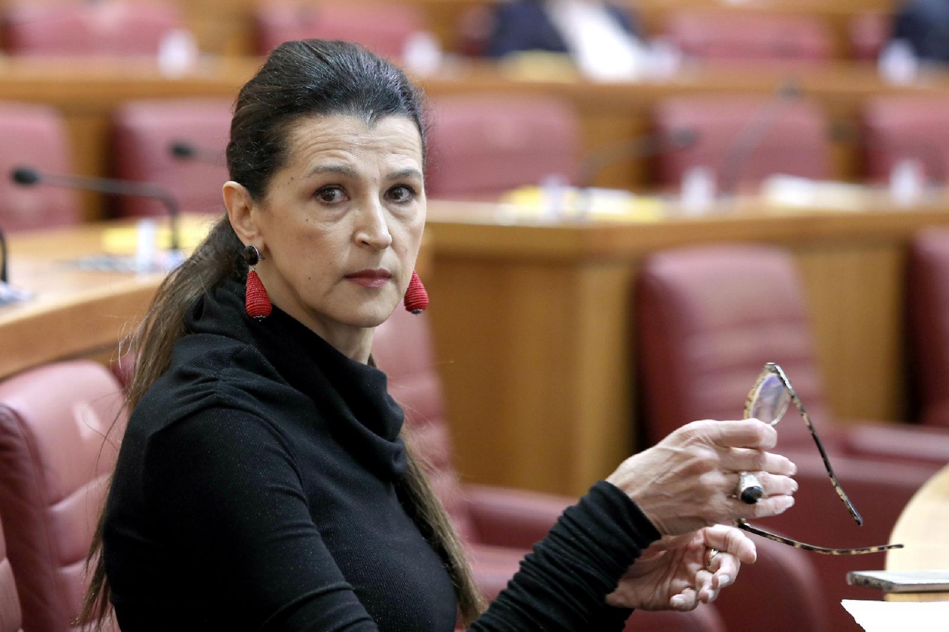 29.05.2019., Zagreb - Nakon dvotjedne stanke zbog europskih izbora Sabor je danas nastavio 12. sjednicu raspravom o koristenju europskih strukturnih investicijskih fondova. Romana Jerkovic.
Photo: Patrik Macek/PIXSELL