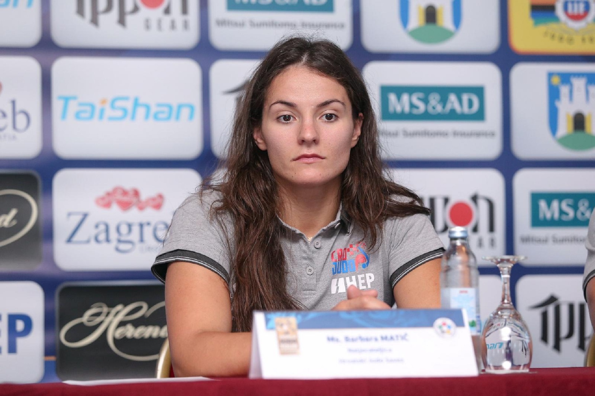 25.07.2019., Zagreb - U hotelu Panorama konferencijom za medije najavljen je zdrijeb natjecanja Grand Prix Zagreb 2019, iz serije najjacih judo turnira na svijetu. Barbara Matic. 
Photo: Luka Stanzl/PIXSELL