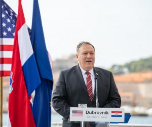 02.10.2020., Hotel Excelsior, Dubrovnik - Susret i sastanak americkog drzavnog tajnika Mike Pompea i premijera Andreja Plenkovica.
Photo: Grgo Jelavic/PIXSELL