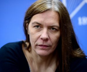 09.01.2018., Zagreb - U Privrednikovom domu odrzana tribina Buducnost neprofitnih medija. Sanja Despot, novinarka Faktografa i clanica Izvrsnog odbora HND-a. Photo: Marko Prpic/PIXSELL