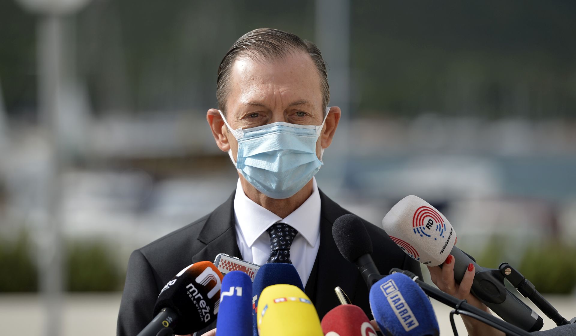 Split, 16.10.2020. - Održana  pocetna konferencija projekta "Priprema strateških projekata Klinickog bolnickog centra (KBC) Split". Na slici Julije Meštrovic.                                   foto HINA/ Mario STRMOTIC/ ms
