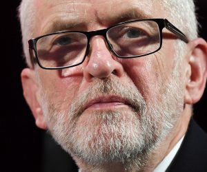 epa08783031 (FILE) Than Labour Party Leader Jeremy Corbyn unveils the party's Race and Faith manifesto in London, Britain, 26 November 2019 (reissued 29 October 2020). According to reports, Jeremy Corbyn has been suspended from the parliamentary Labour due to pending investigation and comments about antisemitism in the Labour Party.  EPA/ANDY RAIN *** Local Caption *** 55804974
