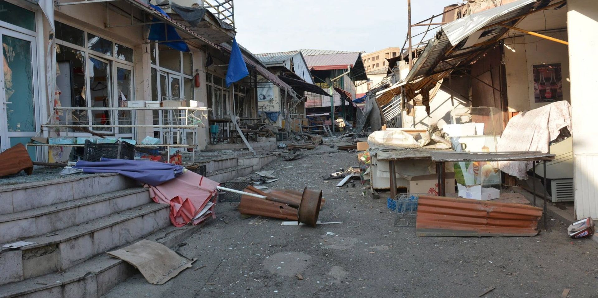 epa08788620 A handout photo made available by the Armenian Foreign Ministry shows the aftermath of an Azerbeijani shelling in Artsakh, Nagorno-Karabakh Republic, 31 October 2020. Both sides accuse each other of breaking various ceasefire agreements. Armed clashes erupted on 27 September 2020 in the simmering territorial conflict between Azerbaijan and Armenia over the Nagorno-Karabakh territory along the contact line of the self-proclaimed Nagorno-Karabakh Republic (also known as Artsakh).  EPA/Armenian Foreign Ministry HANDOUT  HANDOUT EDITORIAL USE ONLY/NO SALES/NO ARCHIVES