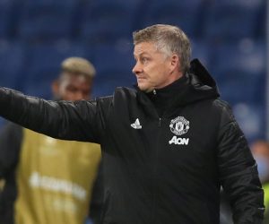 epa08798945 Manchester United's manager Ole Gunnar Solskjaer reacts during the UEFA Champions League group H soccer match between Istanbul Basaksehir and Manchester United in Istanbul, Turkey, 04 November 2020.  EPA/Tolga Bozoglu