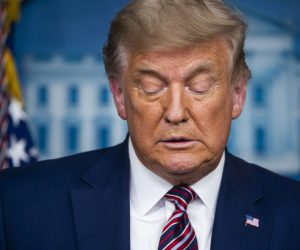 epa08831996 US President Donald J. Trump speaks to the media about 'delivering lower prescription drug prices for all Americans' in the White House Press Briefing Room in Washington, DC, USA, 20 November 2020.  EPA/JIM LO SCALZO / POOL