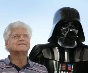 epa08850181 (FILE) - British actor David Prowse, who played Darth Vader in the original Star Wars movie trilogy, poses for photographers during the presentation of 'I Am Your Father' at the 48th Sitges International Fantastic Film Festival, in Sitges, near Barcelona, Spain, 12 October 2015 (reissued 29 November 2020). According to his agent Thomas Bowington, David Prowse has died aged 85.  EPA/SUSANNA SAEZ
