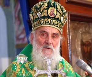 01.10.2017., Sibenik - U sabornoj crkvi Uspenja Presvete Bogorodice Njegova Svetost patrijarh srpski g. Irinej sluzio je svetu liturgiju s cinom arhijerejske hirotonije i ustolicenja novoizabranog episkopa dalmatinskog g. Nikodima Kosovica. Njegova Svetost patrijarh srpski g. Irinej Gavrilovic.
Photo: Dusko Jaramaz/PIXSELL
