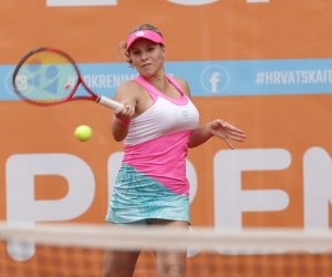07.06.2020., Osijek - Hrvatski Premier Tenis, turnir humanitarnog karaktera u organizaciji Donne Vekic i njezine obitelji uz pokroviteljstvo Hrvatskog teniskog saveza. Photo: Dubravka Petric/PIXSELL