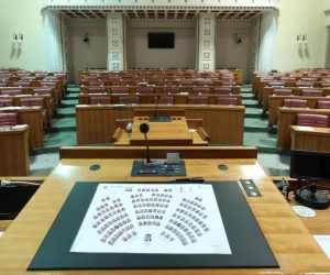 07.11.2018., Zagreb - Prazna sabornica.
Photo: Boris Scitar/Vecernji list/PIXSELL