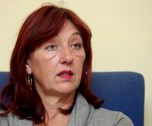 09.03.2018., Zagreb - Konferencija za medije Hrvatskog lijecnickog sindikata o pregovorima radi krivo obracunatih prekovremenih sati. Renata Culinovic Caic, predsjednica Hrvatskog lijecnickog sindikata. 
Photo: Goran Stanzl/PIXSELL