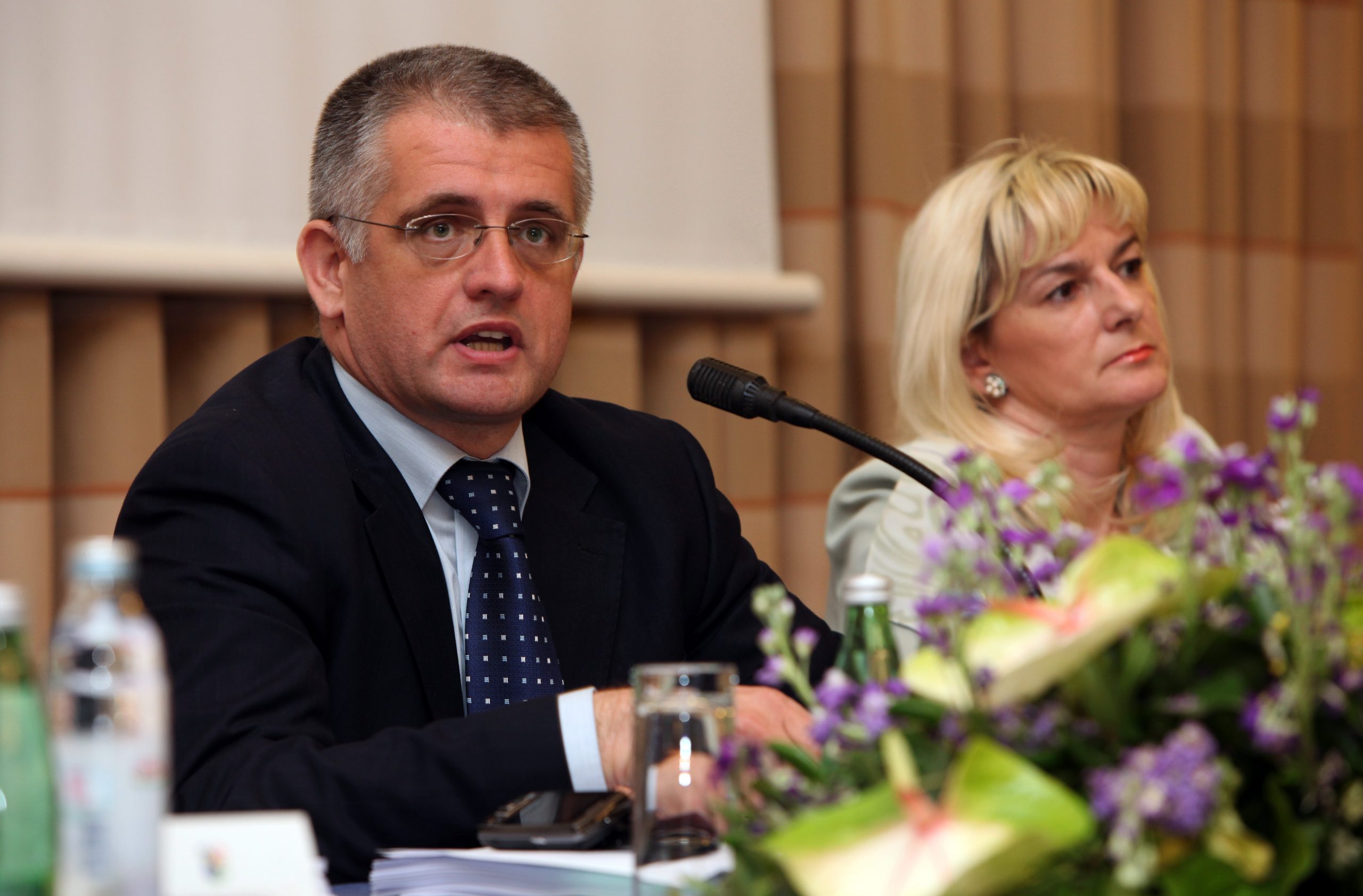 25.05..2010., Zagreb -  
Hotel International,Zupanijska skupstina, predsjednik skupstine Damir Mikuljan.    Photo: Robert Anic/PIXSELL