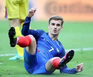 10.06.2016., stadion Stade de France, Pariz, Francuska - Europsko nogometno prvenstvo EURO 2016., skupina A, 1. kolo, Francuska Rumunjska. Antoine Griezmann. Photo: Sanjin Strukic/PIXSELL
