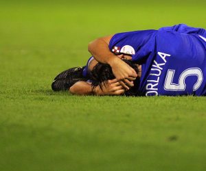11.10.2006., stadion Maksimir, Zagreb - Kvalifikacijska utakmica za Europsko prvenstvo, Hrvatska - Engleska. Vedran Corluka. Photo: Igor Kralj/PIXSELL