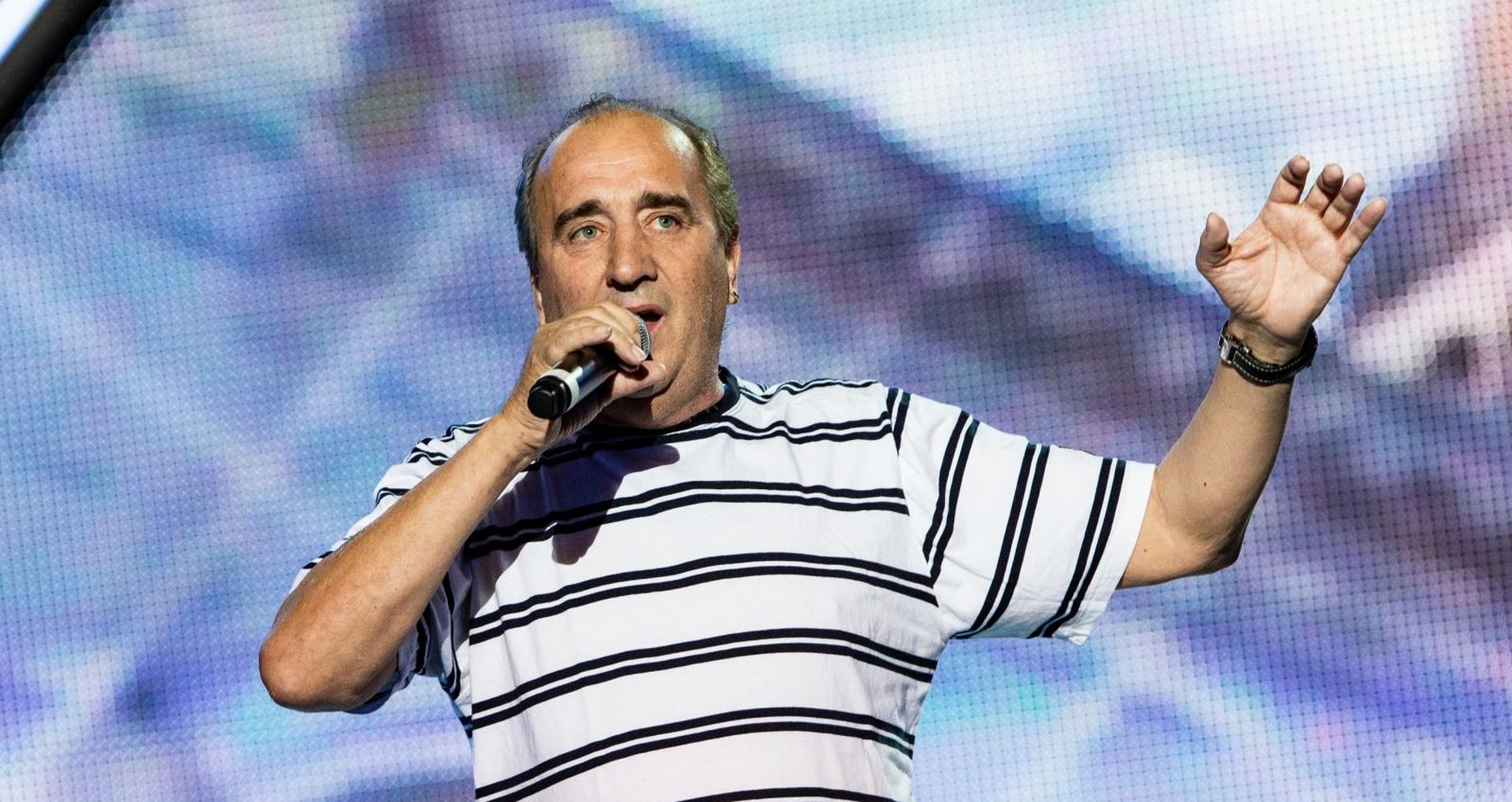 11.07.2020., Split - Na Prokurativama odrzana prva vecer 60. izdanja Festivala zabavne glazbe Split 2020. Mladen Grdovic Photo: Milan Sabic/PIXSELL