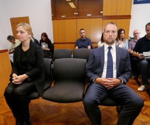 12.09.2019., Zagreb - Pocetak sudjenja na Zupanijskom sudu Tomislavu Sauchi i Sandri Zeljko za aferu Dnevnice. 
Photo: Dalibor Urukalovic/PIXSELL