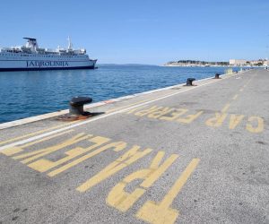 13.06.2020., Split - Nestvarne slike iz prazne splitske trajektne luke. 
Photo: Ivo Cagalj/PIXSELL
