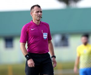 14.09.2019., SRC Zapresic, Zapresic - Hrvatski Telekom Prva liga, 08. kolo, Inter Zapresic - Slaven Belupo. Sudac Ivan Bebek. 
Photo: Luka Stanzl/PIXSELL