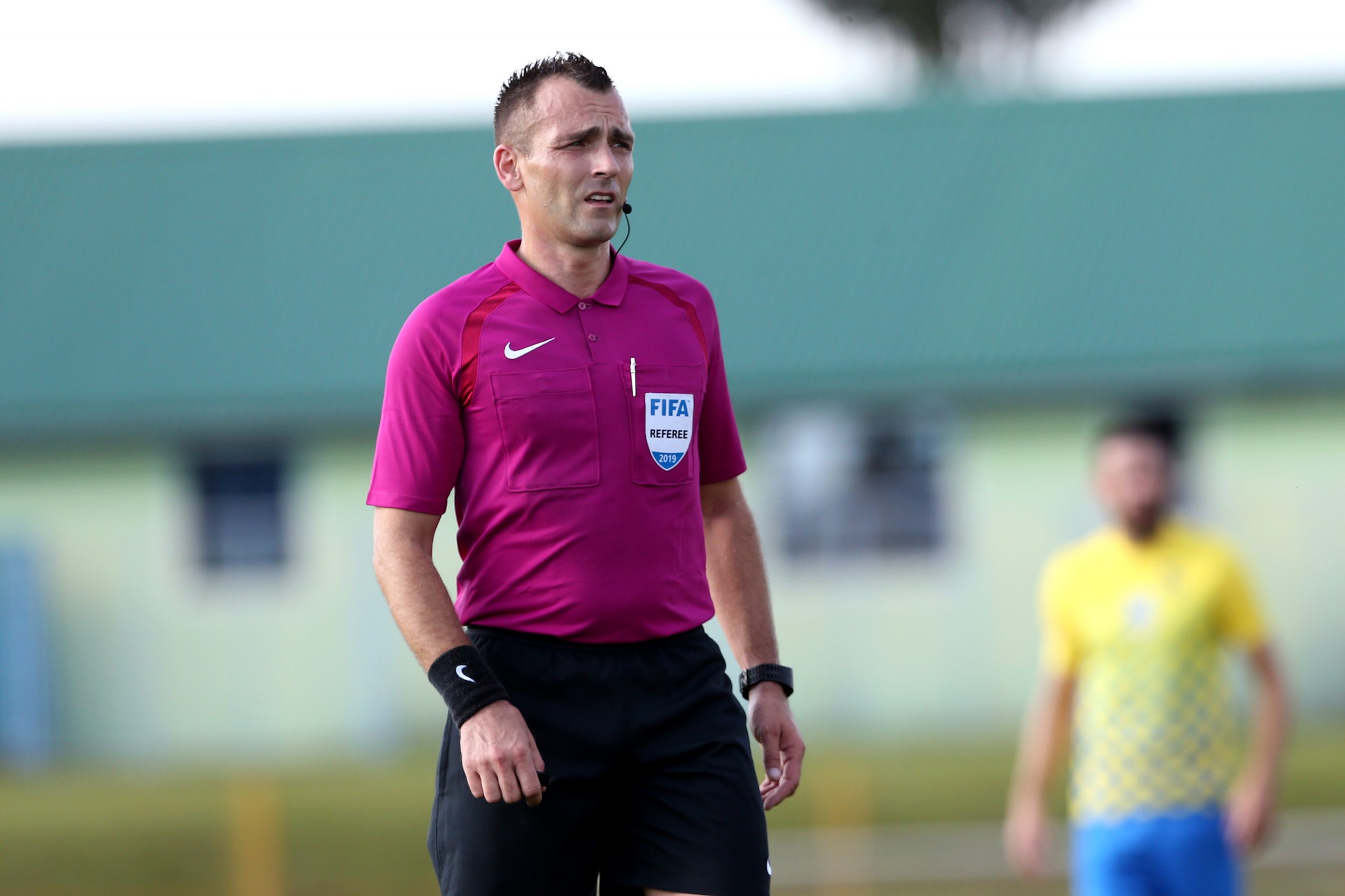 14.09.2019., SRC Zapresic, Zapresic - Hrvatski Telekom Prva liga, 08. kolo, Inter Zapresic - Slaven Belupo. Sudac Ivan Bebek. 
Photo: Luka Stanzl/PIXSELL