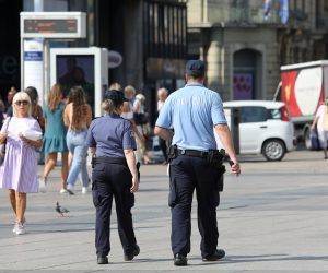 15.09.2020., Zagreb - Policijska ophodnja u centru grada. 
Photo: Patrik Macek/PIXSELL