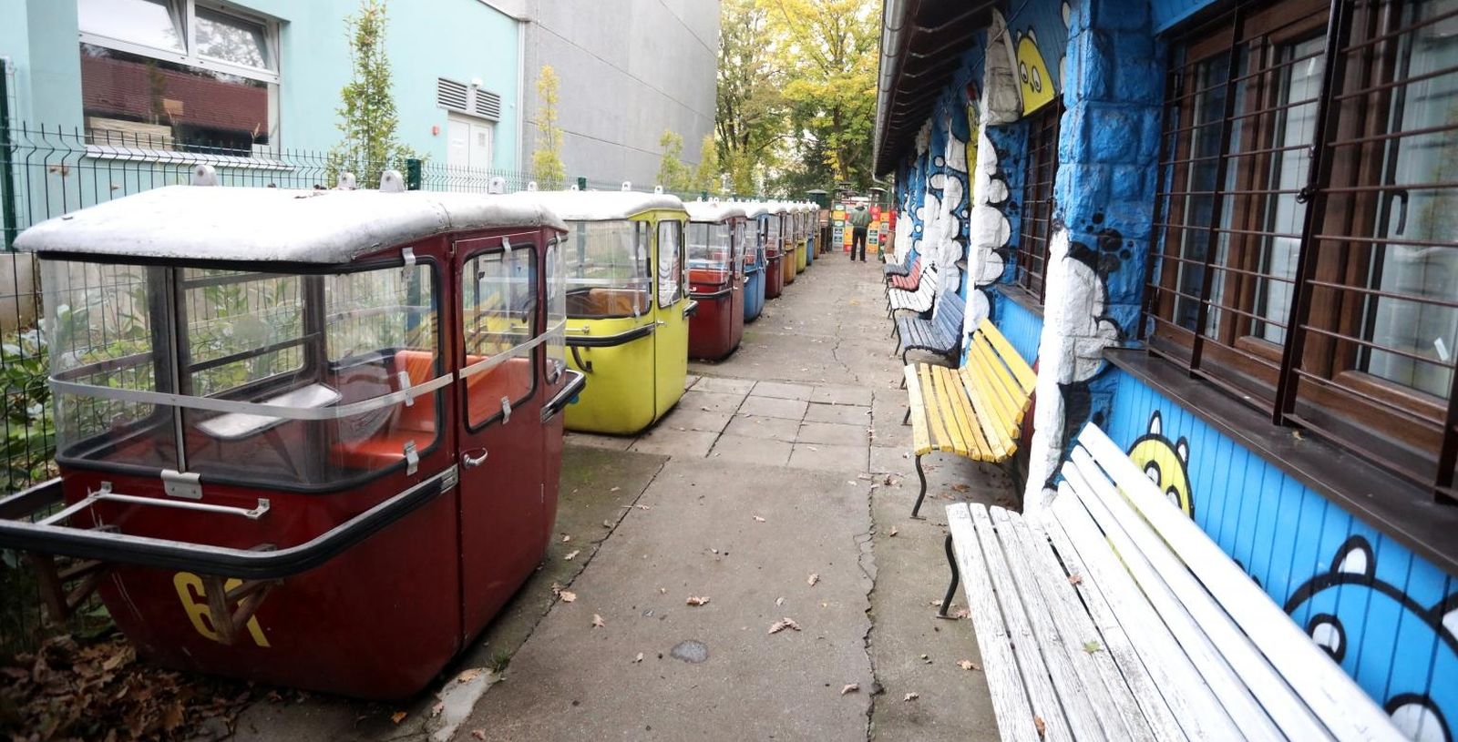 17.10.2020.,Zagreb - Potaknuti nezadovoljstvom odluke Grada o skorasnjem zatvaranju Jabuke 20. listopada, Zagrepcani su organizirali prosvjed pod transferom: “Ne damo Jabuku – posljednji ples?“.

Photo: Borna Filic/PIXSELL