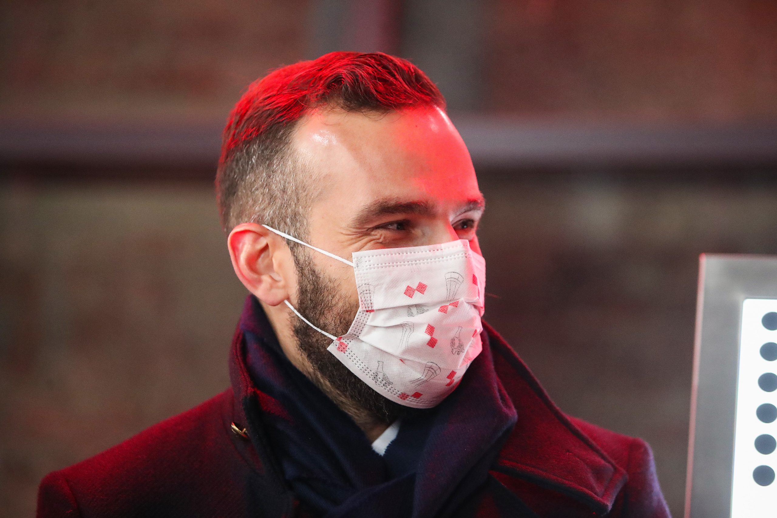 18.11.2020., Vukovar - Novootvoreni vodotoranj simbol ratnog Vukovara obisao je premijer Andrej Plenkovic. Josip Aladrovic. 
Photo: Luka Stanzl/PIXSELL